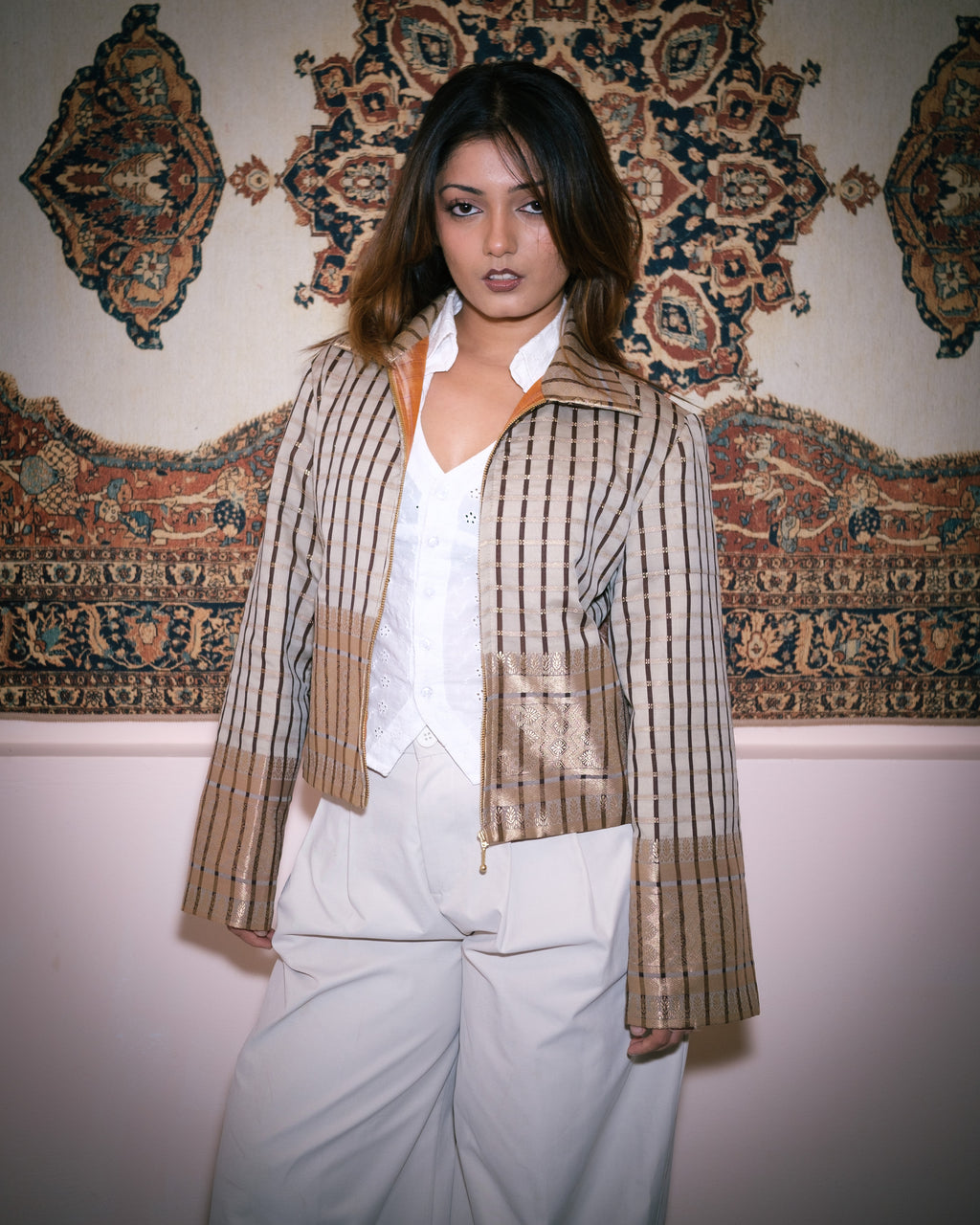 Zeenat Straight Fit Jacket