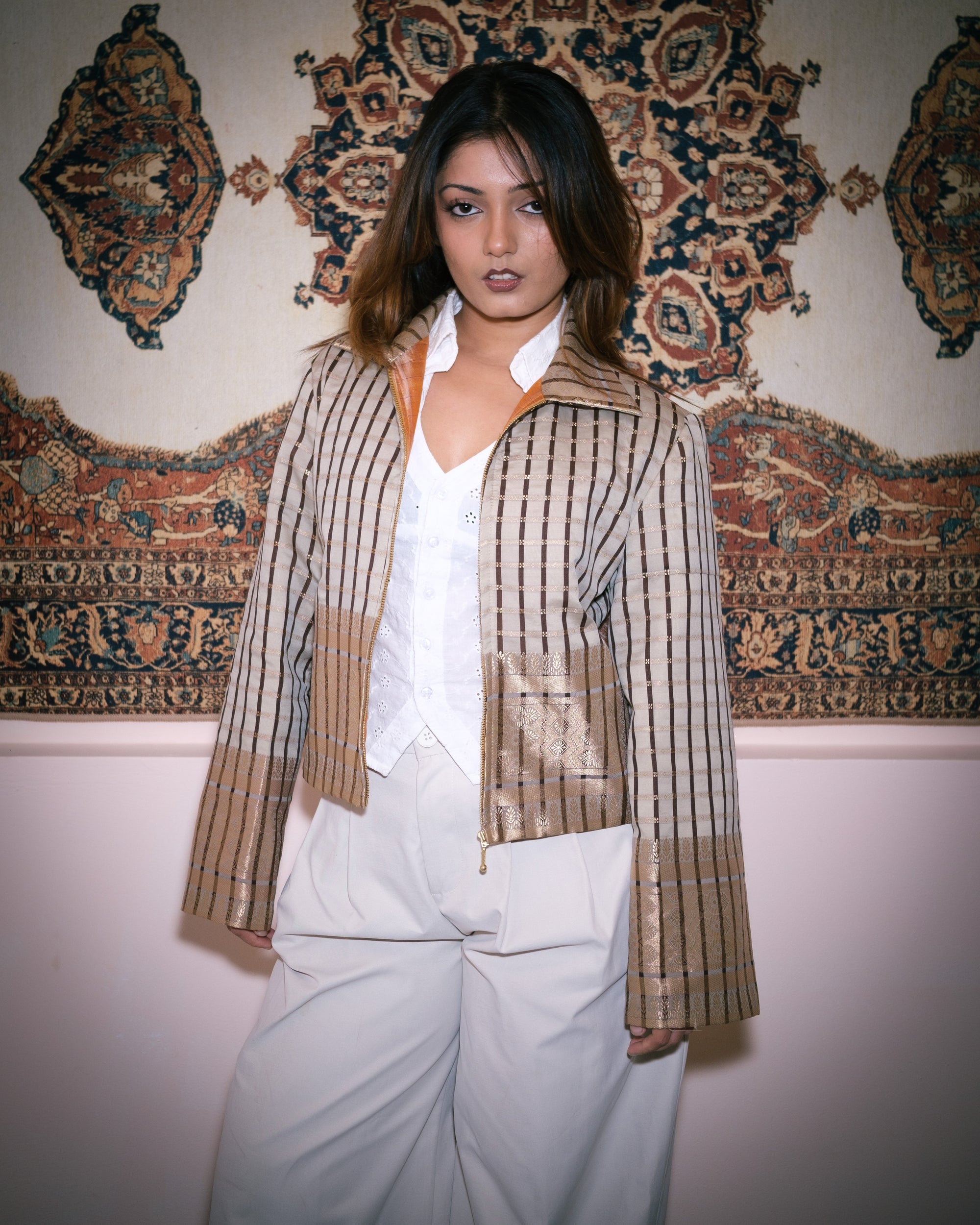 Zeenat Straight Fit Jacket