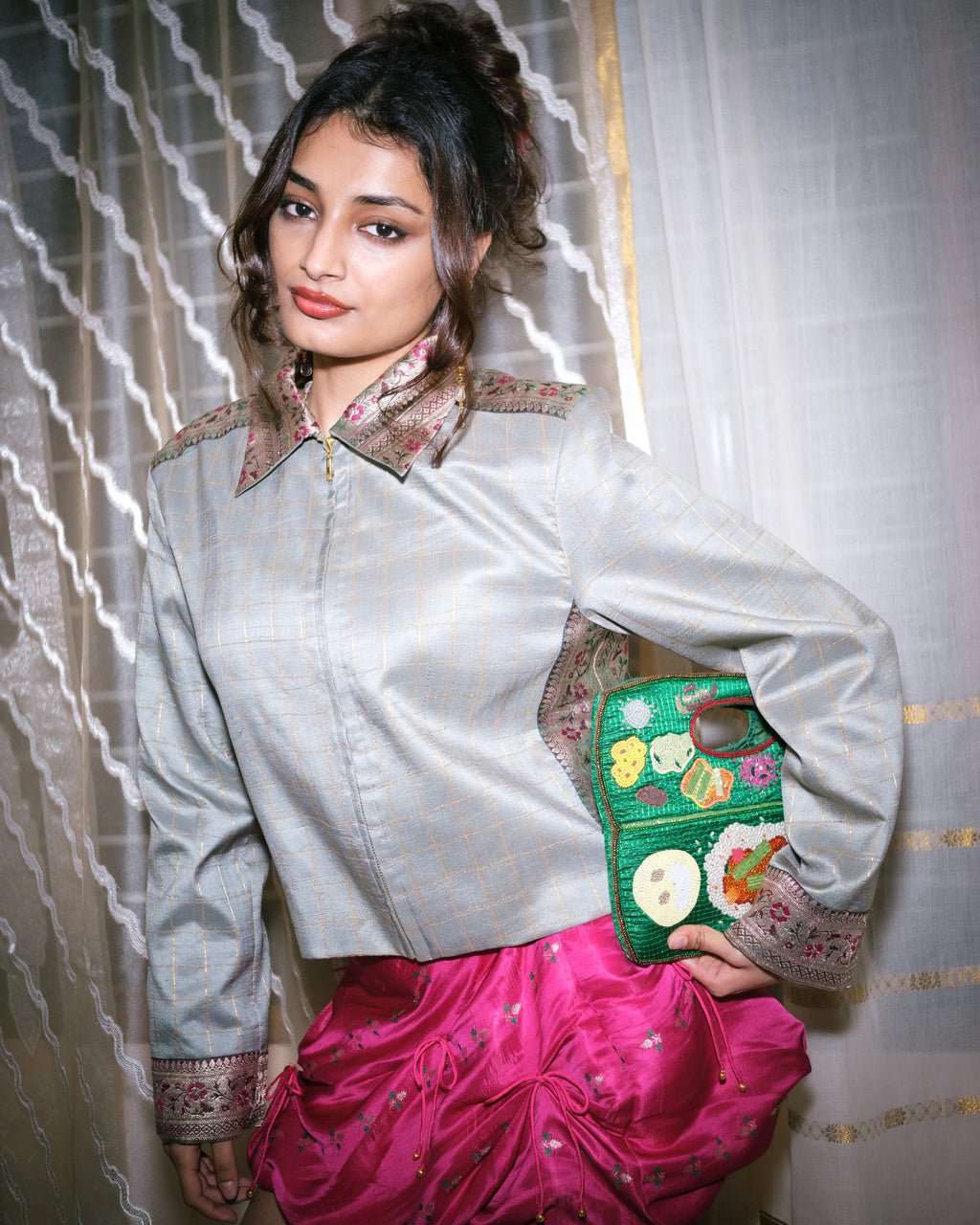 Viraasat Straight Fit Jacket