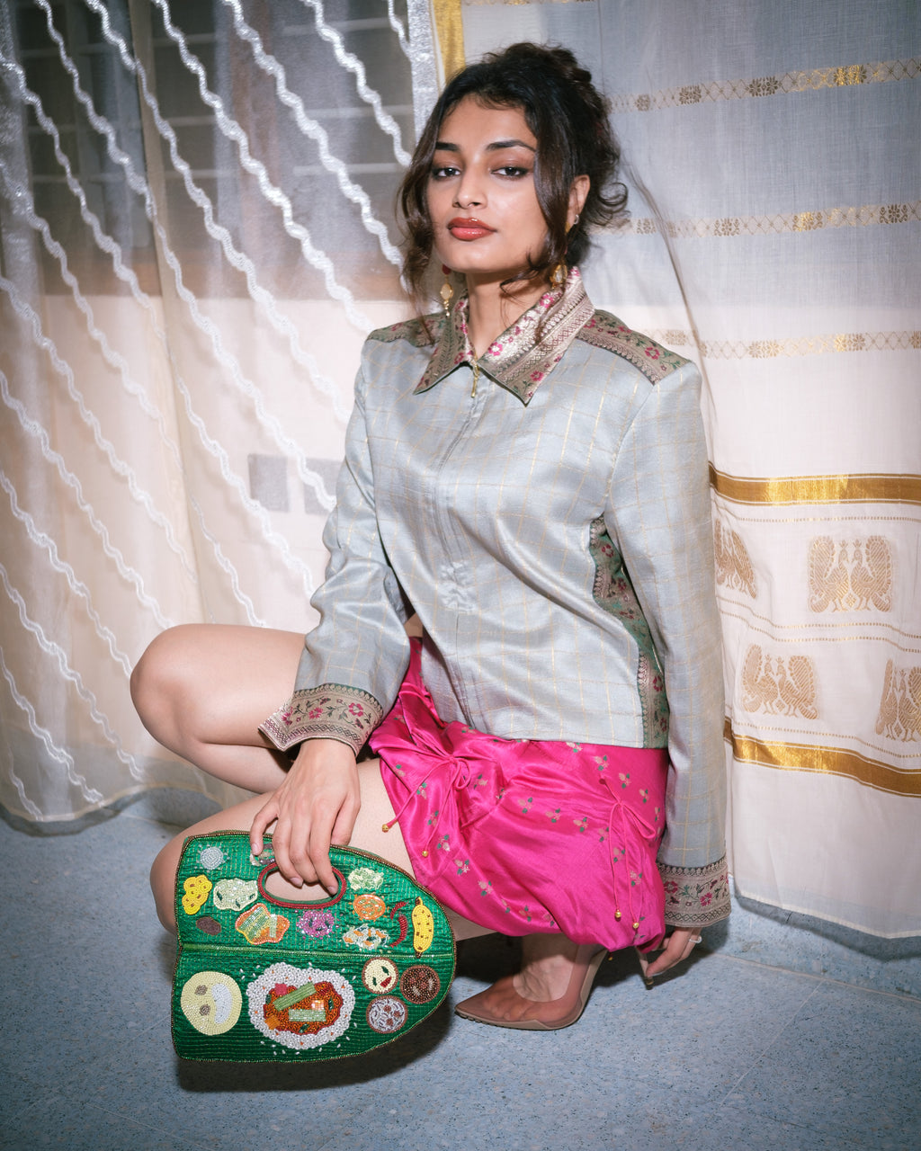 Viraasat Straight Fit Jacket