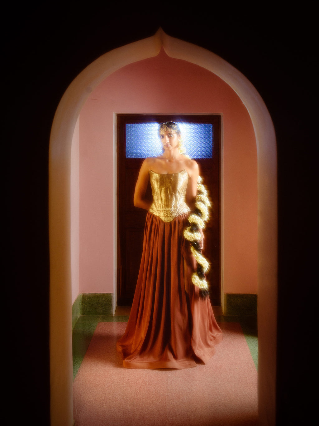 Saanvi Corset & Skirt set