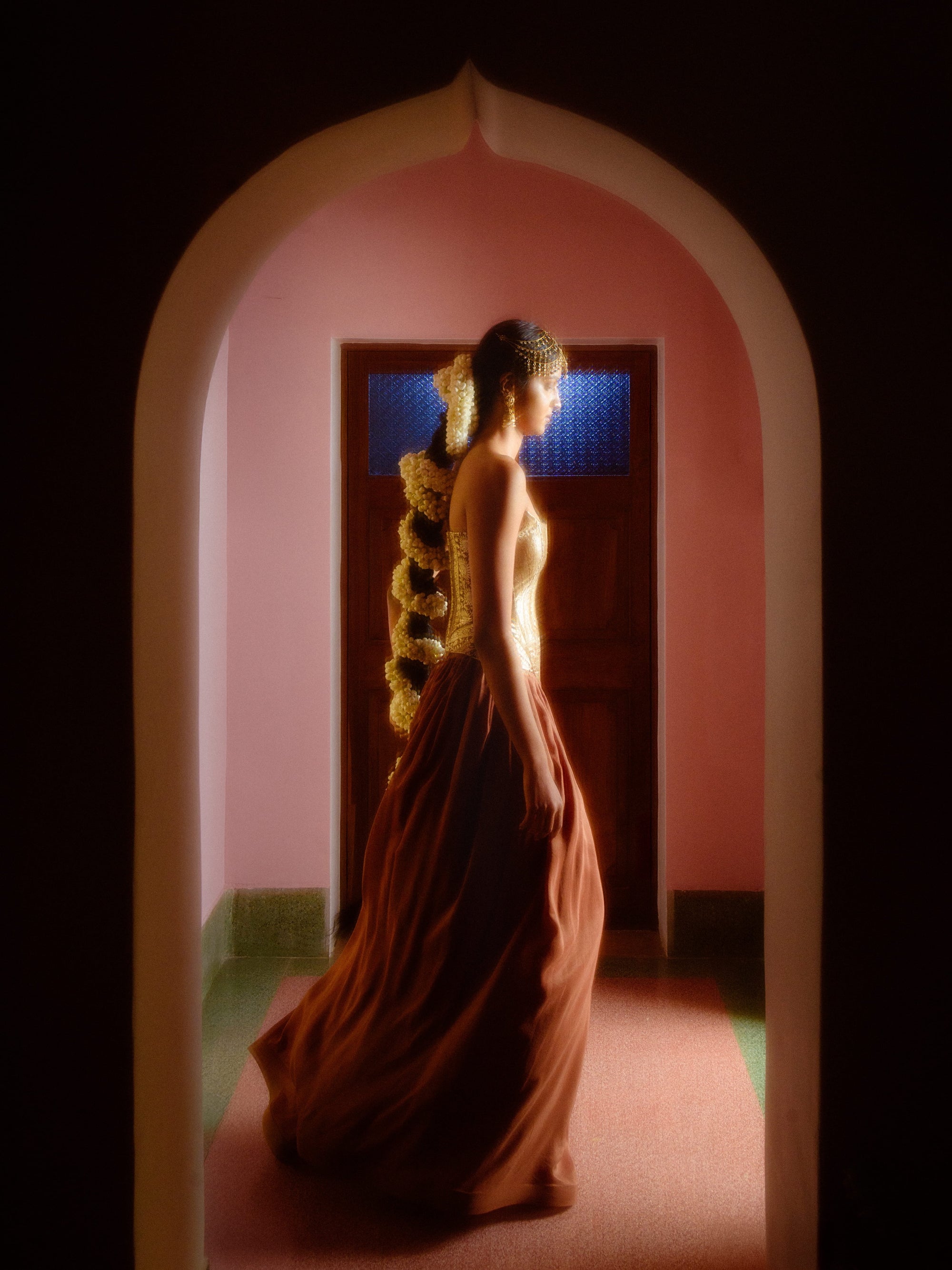 Saanvi Corset & Skirt set