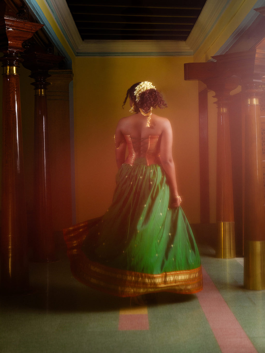 Manvitha Corset & Skirt set