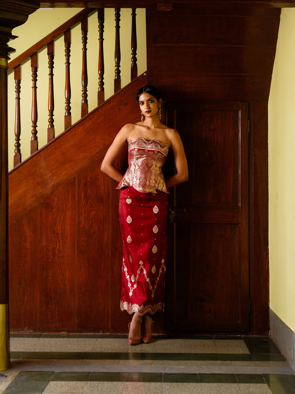 Charitha Corset & Skirt set